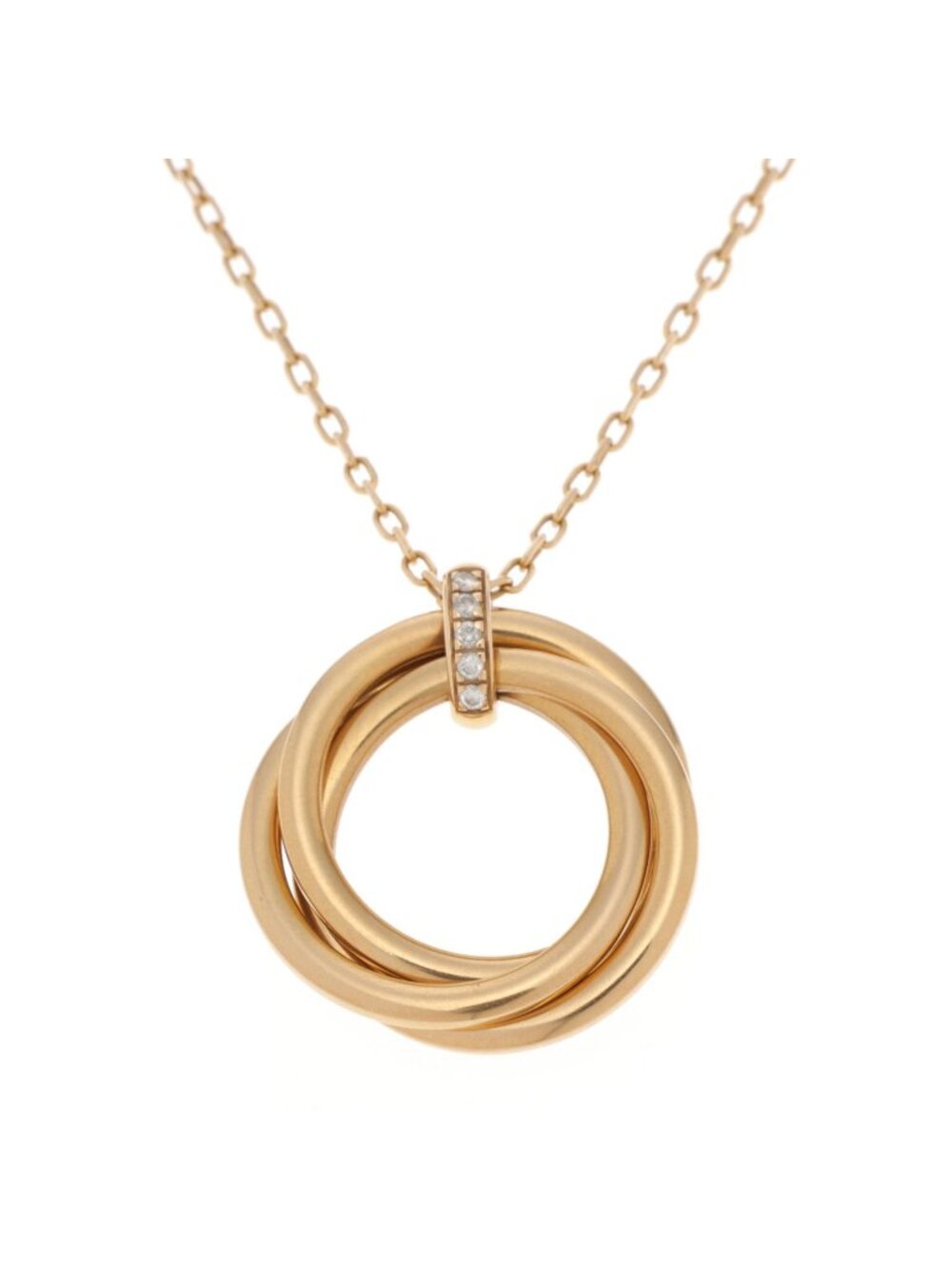Cartier Trinity NC PG D Necklace 18k Pink Gold 18k